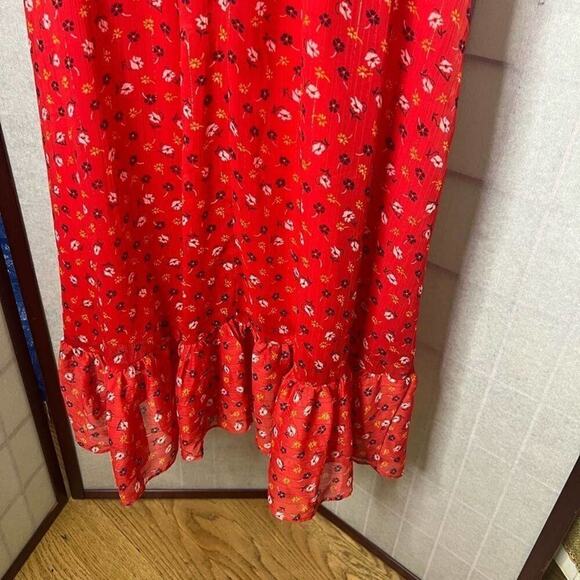 MADEWELL RUFFLE STRAPS TIERED DRESS SIZE‎ 0 - Picture 8 of 11